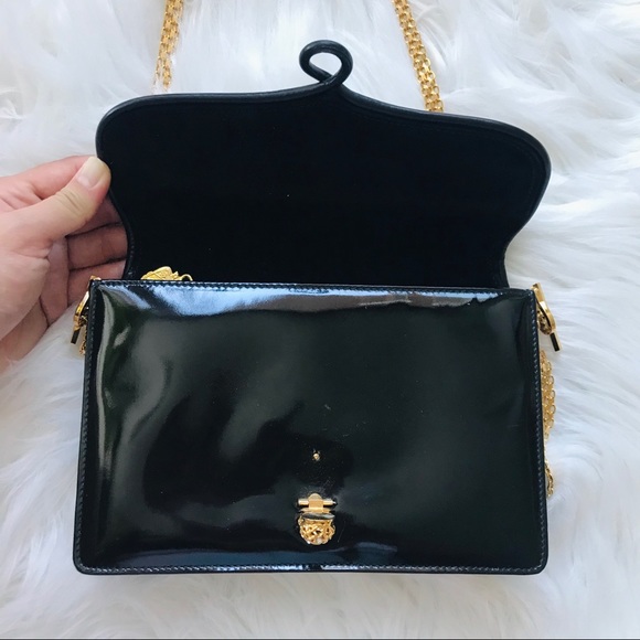 🖤 Rare Vintage Gucci Patent Leather Dionysus Bag - Picture 10 of 16